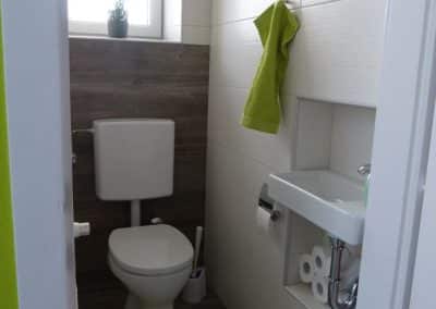 Sanierung einer Toilette